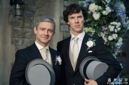 伴郎还是《神夏》扮演John Watson的好友Martin Freeman